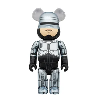 Medicom 1000% Robocop Be@rbrick Toy (Silber / Schwarz)