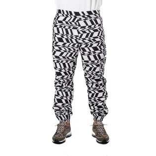 Nike NSW Printed Swosh Woven Pant (Weiß / Schwarz)