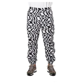Nike NSW Printed Swosh Woven Pant (Weiß / Schwarz)