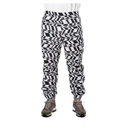 Nike NSW Printed Swosh Woven Pant (Weiß / Schwarz)