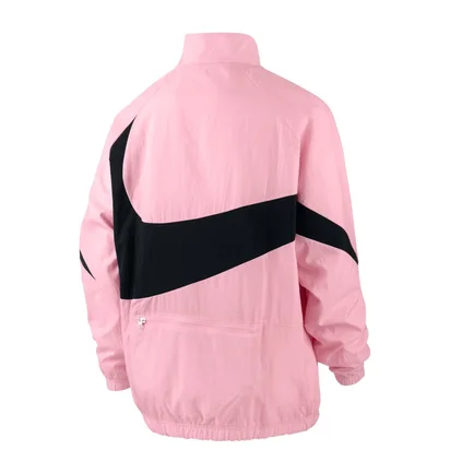 Nike NSW Swoosh Woven Halfzip Jacket (Pink / Black)