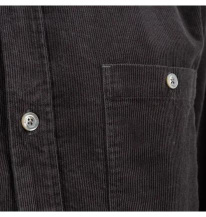 Norse Projects Arnold Corduroy Shirt (Dunkelgrau)