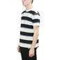 Norse Projects Johannes Textured Stripe Tee (Dunkelblau)