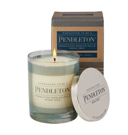 Pendleton Signature Candle Shale Blue (Basil Mist)