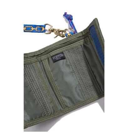 Porter by Yoshida x Aries Wallet (Olive)