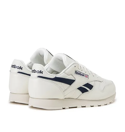 Reebok CL Leather MU (Weiß / Dunkelblau)