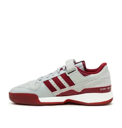 adidas x Human Made Forum Low (Grau / Rot)