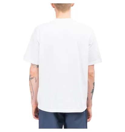 Stüssy Stock Logo Crew T-Shirt (Weiß)