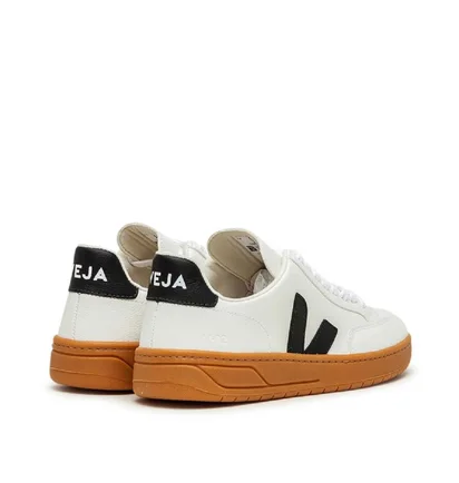 Veja WMNS V-12 Chromefree Leather (Weiß / Schwarz / Gum)