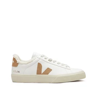 Veja WMNS Campo Winter Chromefree Leather (Weiss / Braun)