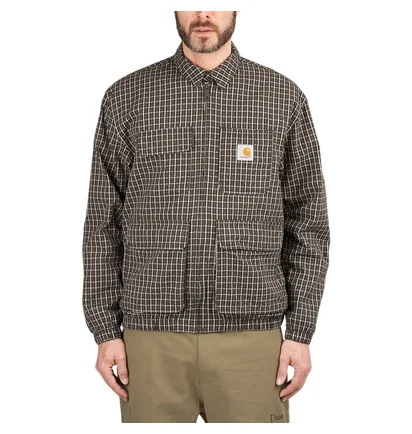 Carhartt WIP Dryden Check Jacket (Dunkelgrün)