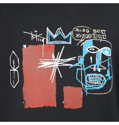 Converse x Basquiat Kings of Egypt III T-Shirt (Schwarz)