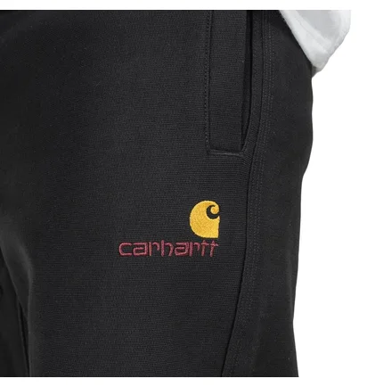 Carhartt WIP American Script Jogging Pant (Schwarz)