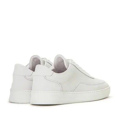 Filling Pieces Low Mondo Plain Nardo Nubuck (Weiß)