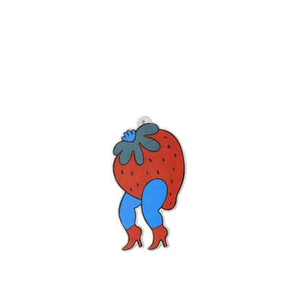 by Parra Banana Car Freshener (Rot)