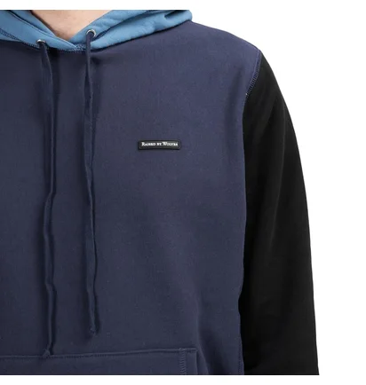 Raised by Wolves Mixed Hoodie (Navy)