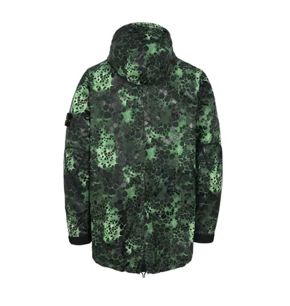 Stone Island Alligator Camo Light Cotton - Nylon Rep (Grün)