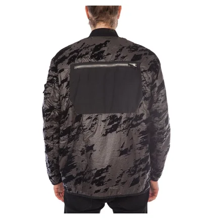 Stone Island Shadow Project Padded Bomber Jacket Lucid Flock (Schwarz)
