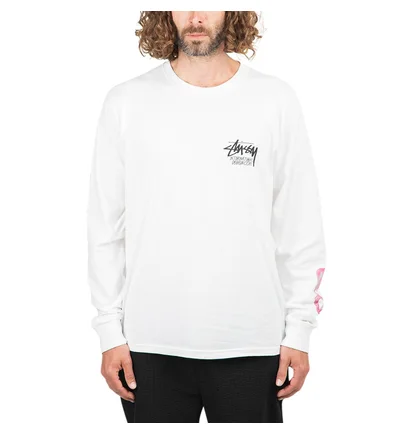 Stüssy Masked Longsleeve (Weiß)