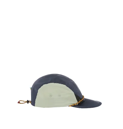 Klättermusen Runa Five Panel Cap (Blau / Hell Grün)