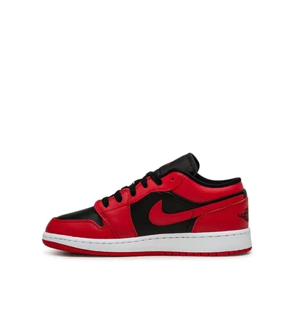 Air Jordan 1 Low 'Reverse Bred' GS (Rot / Schwarz)