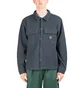 Brain Dead Waffle Snap Front Shirt (Navy)