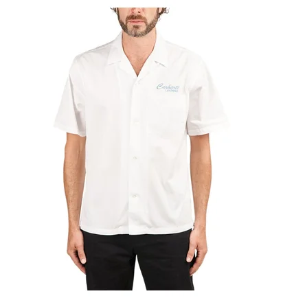 Carhartt WIP short sleeve Lounge Shirt (Weiß)