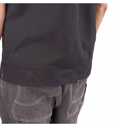 Dime Lotus Button Up SS (Schwarz)