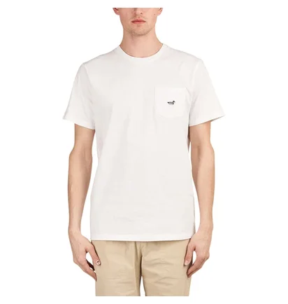 Edmmond Studios Duck Patch Shirt (Weiss)