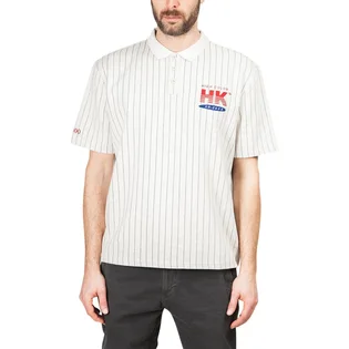 Han Kjobenhavn Polo Tee (Nadelstreifen / Weiß)