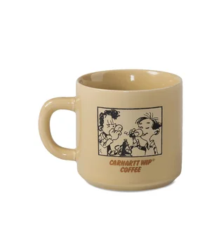 Carhartt WIP Coffee Mug (Beige / Schwarz)