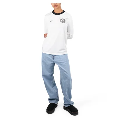 adidas WMNS DFB 125 Jahre Jersey Longsleeve (Weiss / Schwarz)