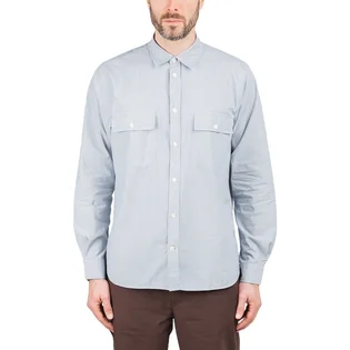Norse Projects Villads Micro Stripe Shirt (Hellblau)