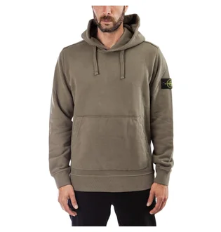Stone Island Hooded Sweater (Oliv)