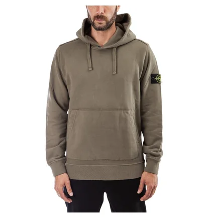 Stone Island Hooded Sweater (Oliv)