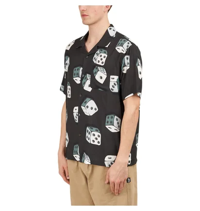 Stüssy Dice Pattern Shirt (Schwarz)