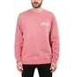 Stüssy Stock Pig. Dyed Crew (Himbeer-Rot)