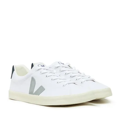 Veja Esplar SE Canvas (Weiß / Grau / Navy)
