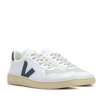 Veja V-10 CWL (Weiß / Navy)