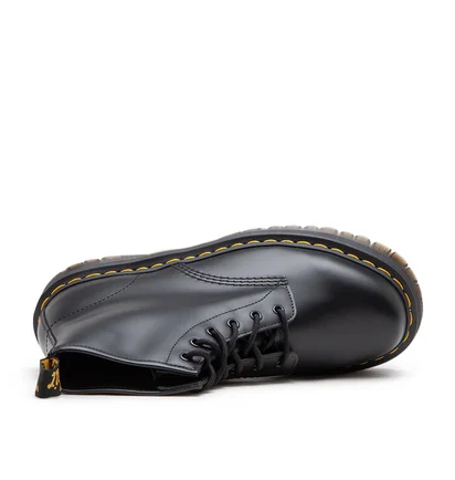 Dr. Martens 101 Smooth Leather Platform Ankle Boots (Schwarz)