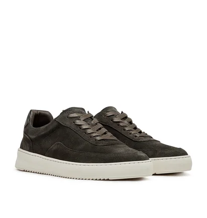 Filling Pieces Mondo Suede (Dunkelgrün / Weiß)