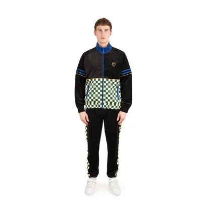 Brain Dead x Sergio Tacchini Velour Tracksuit (Schwarz)