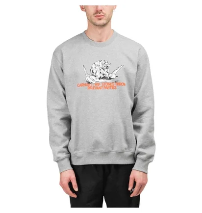 Carhartt WIP x Relevant Parties Stones Throw Sweatshirt (Grau)