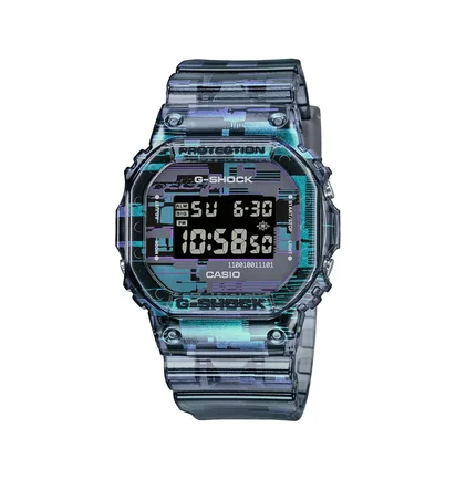 Casio G-Shock DW-5600NN-1ER (Grau / Lila / Grün)