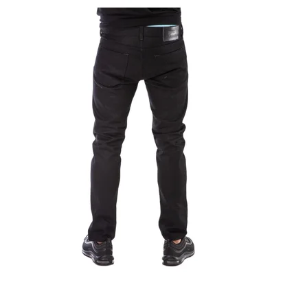 Edwin ED-80 Slim Tapered Red Listed Selvage Black Denim (Schwarz)