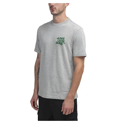 Aimé Leon Dore Flocked Logo Graphic Tee (Grau)
