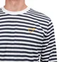 adidas X Human Made LSL Tee (Blau / Weiß)