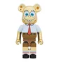Medicom 1000% Spongebob Gold Chrome Be@rbrick Toy