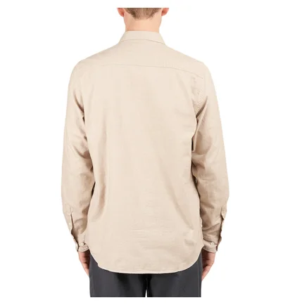 Norse Projects Anton Brushed Flannel Shirt (Beige)