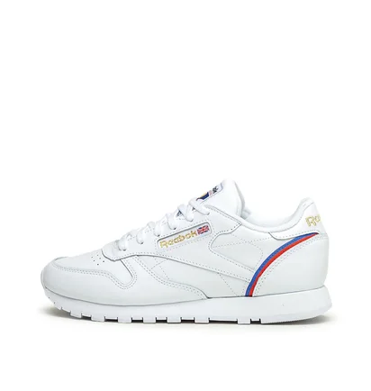 Reebok CL LTHR (Weiß / Rot / Blau)